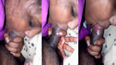 Mature Desi dick sucker deep dick sucking act