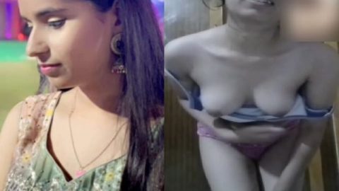 Cute Mumbai girlfriend shows boobs viral videos