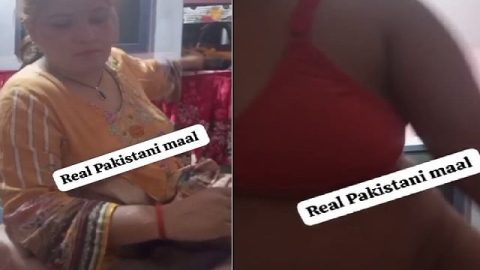 Real Pakistani mature aunty sex and viral blowjob