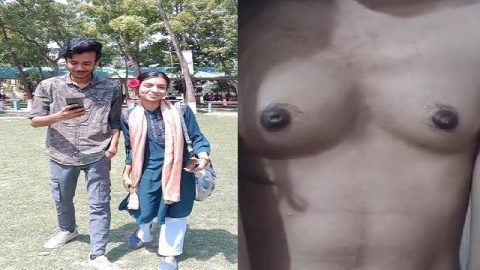 Tiny tits Bangladeshi sex girlfriend viral topless