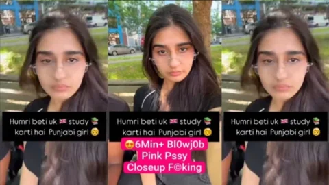 Desi NRI Girl Dick Blowjob Pink Pussy Closeup Fucking