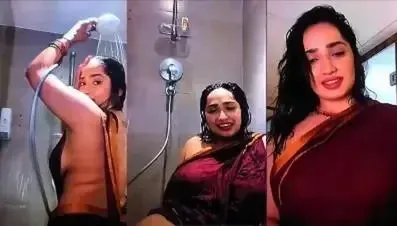 Aditi Mistry Wet Saree Nude Ass Big Tits Live Part 2 Video MMS
