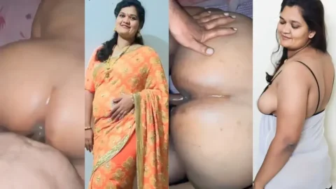 Horny Desi Bhabhi with a juicy bubble ass gets her tight asshole drilled hard Video MMS