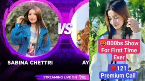 Sabina Chettri Famous Influencer Premium Call Showing Her Boobs for First Time Ever