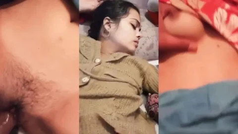 MMS of sleeping cousin s tight pussy getting fucked and cummed on Video MMS