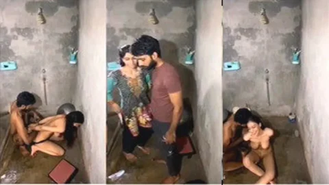 Cute Slim Lover Fucking In Bathroom