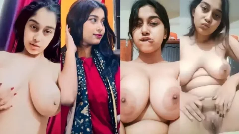 Desi GF Nudes Collection Shows Off Her Huge Boobs and Wet Pussy Video MMS