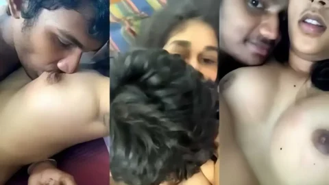 Horny Desi GF With Huge Tits Gets Nipples Sucked Hard for Nudes Video MMS