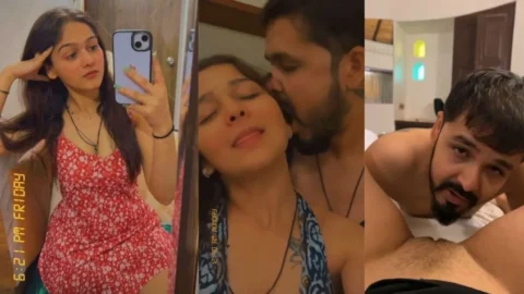 ISHA MODI New VIDEO First Time Ever with Boyfriend Multiple Clips, Boobs Pressed, ASS Licked !!