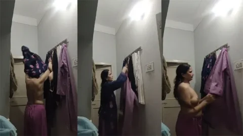 Bhabhi Changing Clothes - Hidden Captured Secretly