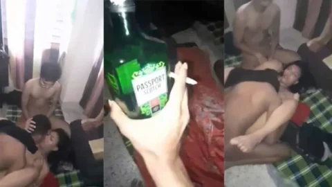 Drinking Cheater GF Enjoying With Her Boyfriends HD Porn