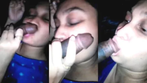 Desi Girlfriend Gagged and Choking on BBC in Leaked Blowjob MMS Video MMS
