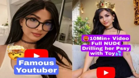 Famous Youtuber Most Requested Full Showing her Boobs Stripping Drilling her Pussy HD Porn