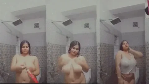 Beautiful Horny Chubby Tanker Fingering Bathing Desi Porn MMS