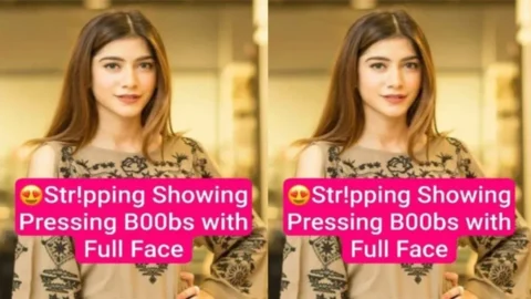 Beautiful Snapchat Influencer Stripping Showing Pressing Boobs with Full Face Desi Porn MMS