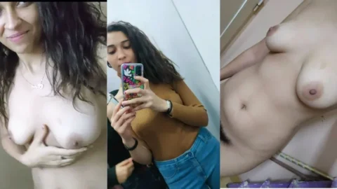 SEXY CUTE TEEN GIRL DRESS CHANGING ROOM SELF RECORD UNDRESS NUDE SHOW HD VIDEO Desi Porn MMS