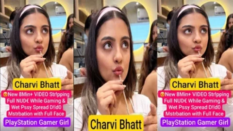 Charvi Bhatt Gamer Girl Playing Play Station Stripping Full Nude Desi Porn MMS