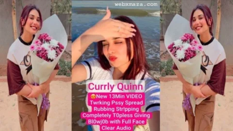 Currly Quinn New Latest Premium Live with Full Face Desi Porn MMS