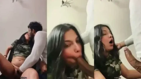 Desi Horny Girl Giving Blowjob Desi Porn MMS