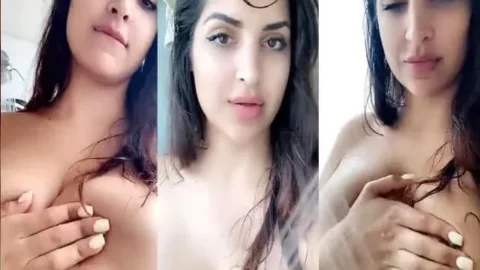 Leaked Desi Wife Nude Shower Selfie Playing With Her Huge Boobs Video MMS