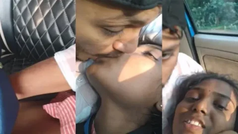 College Babe Kissing In Car And Getting Fingering Desi Porn MMS