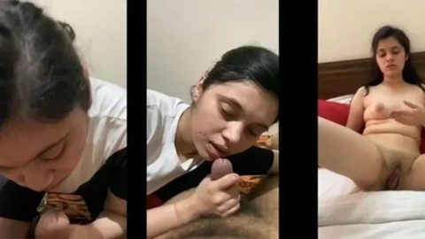 Cute Indian Girl Sucking Dick And Fucking Desi Porn MMS